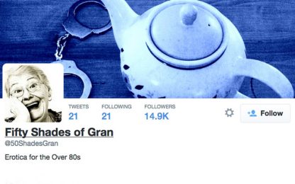 “50 sfumature di nonni”, l'account Twitter per l’eros over80