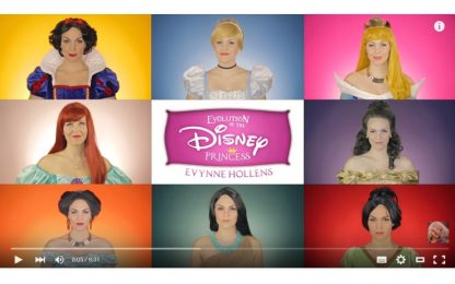 Le principesse Disney ieri e oggi: IL VIDEO