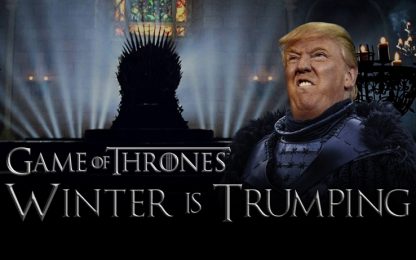Winter is Trumping, se Donald Trump irrompe nel Trono di Spade