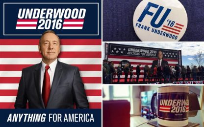 Frank Underwood 2016, la macchina della propaganda è in azione