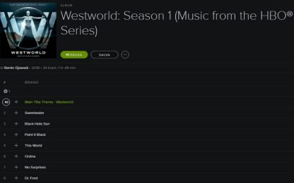Westworld – Dove tutto è concesso: la colonna sonora su Spotify