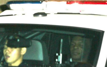Mike Tyson arrested at airport Police Car