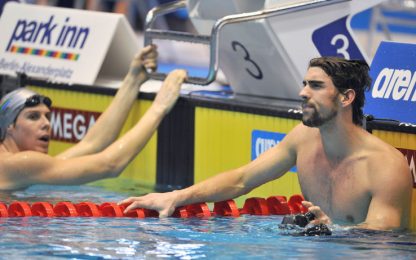 Nuoto. Pioggia di record a Berlino, Phelps di nuovo battuto