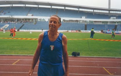 Ha 91 anni e corre 60 mt in 11.38. E' italiano 'nonno Bolt'