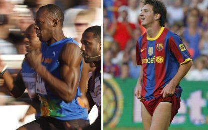 Bolt&Messi: la differenza tra noi e loro è nel tempo libero