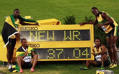 Daegu, ancora Bolt! Record del mondo giamaicano nella 4x100