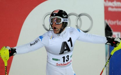 Schladming, Gross è secondo nello slalom. Vince Hirscher