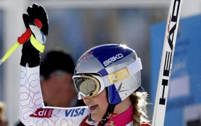 St.Moritz, trionfo della Vonn nella supercombinata donne