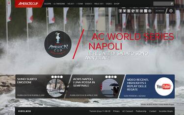 World Series a Napoli, il maltempo ferma l'America's Cup