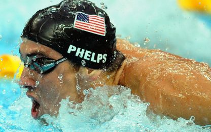 E' un gran Phelps: record stagionale sui 100 farfalla