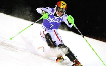 Sci, Hirscher trionfa nello slalom. Quinto Moelgg
