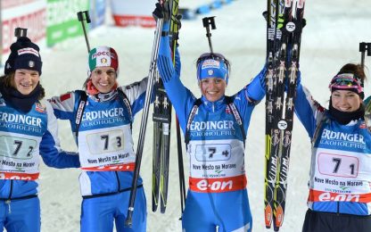 Mondiali di biathlon, azzurre nella storia con il bronzo