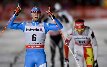 Sci nordico, podio azzurro: Pellegrino è terzo a Davos
