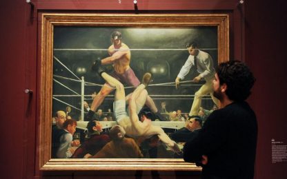 Bellows, in mostra a Londra il più grande artista del ring
