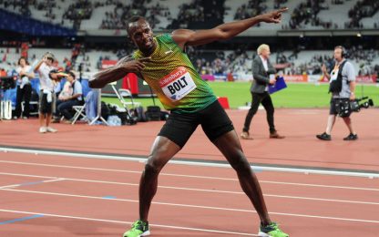 Meeting di Londra, Bolt vince in 9"85. Record stagionale