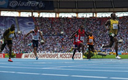 Doppietta Bolt: vince anche i 200. Trost settima nell'alto