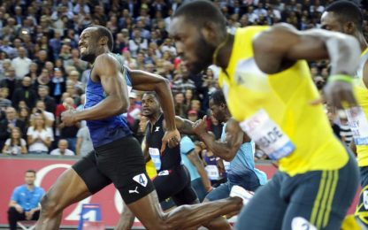 Bolt, che fatica a Zurigo! Vince i 100m in 9''90