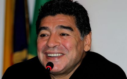 Maradona a Napoli si mette il casco: pilota di Offshore