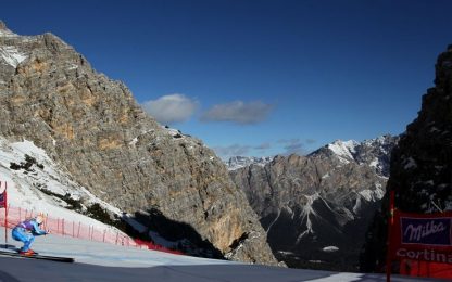 Sci, gelo su Cortina d'Ampezzo: Mondiali 2019 ad Are