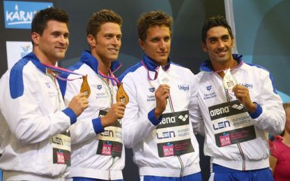 Italia, staffette di bronzo nei 4x100. D'Arrigo d'argento
