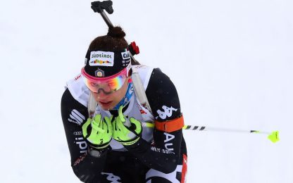 Biathlon, super Wierer: è seconda in Slovenia