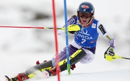 Coppa del Mondo: Shiffrin vince lo slalom, male le azzurre