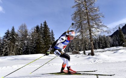 Biathlon ad Oslo, le azzurre della 4x6 Km sono seconde