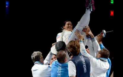 Mondiali scherma, Rossella Fiamingo spada d'oro