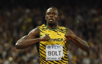 Bolt immenso: suoi anche i 200, non c'è spazio per Gatlin