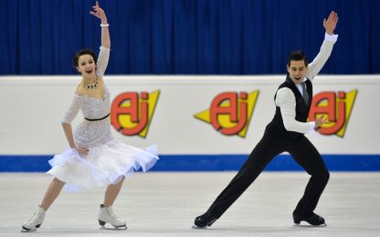Danza su ghiaccio, Cappellini-Lanotte comandano a Bratislava