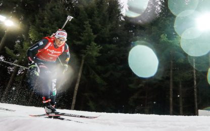 Biathlon, Wierer terza a Nove Mesto