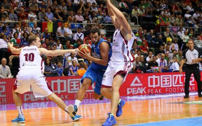 L'Italbasket resta aggrappata all'Europeo. Lettonia battuta