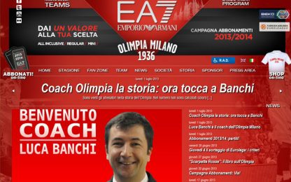Milano riparte da Banchi, è il nuovo coach dell'Olimpia