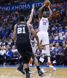 Oklahoma batte San Antonio: stop alla striscia degli Spurs