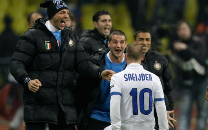 Le pagelle di Cska-Inter: a Sneijder bastano 6'