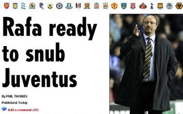 Liverpool, Benitez fa dietrofront: la Juve si allontana