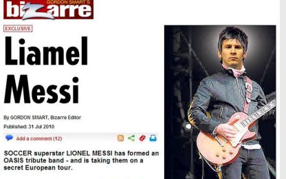 Messi rockstar: vuole rifondare i "suoi" Oasis
