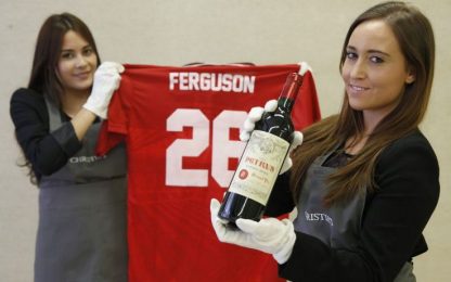 Alex Ferguson mette all'asta la collezione di vini pregiati