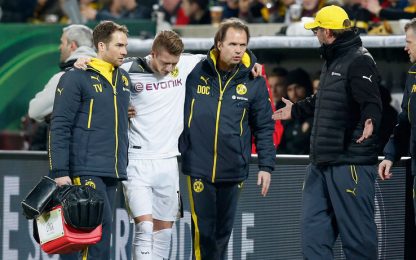 Borussia Dortmund, nulla di grave l'infortunio a Reus