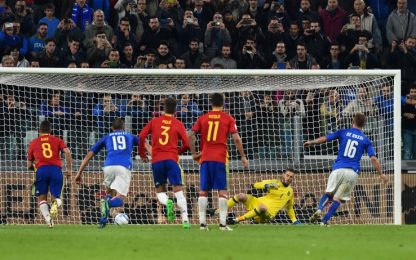 De Rossi riacciuffa la Spagna, 1-1 allo Stadium