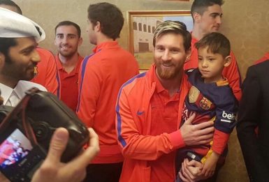 Murtaza, il sogno si realizza: ha incontrato Messi