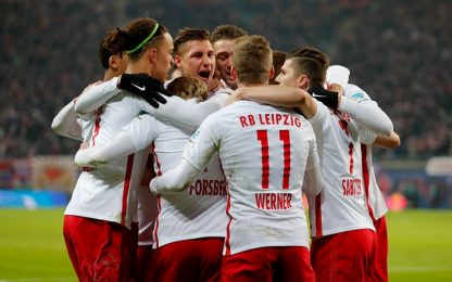 Il Lipsia si riprende la vetta: 2-0 all'Hertha
