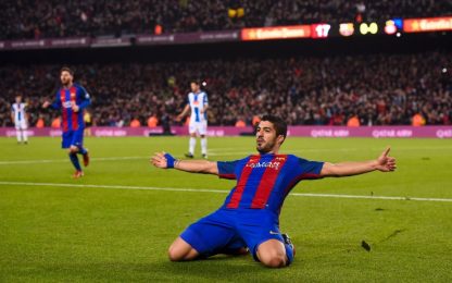 Suarez-Messi, il Barça affonda l'Espanyol