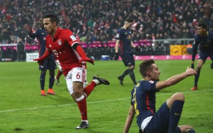 Bayern, tris al Lipsia: Natale in cima alla Bundes