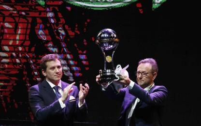 La Chape riceve il trofeo della Copa Sudamericana