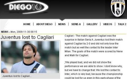 Juve, rabbia Diego sul web: "Così non va, basta errori"
