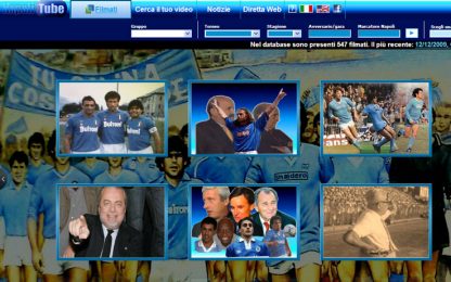 La rete si tinge di azzurro: boom di visite per NapoliTube