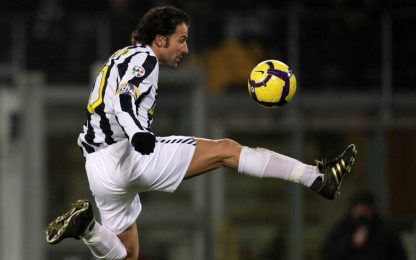 Juve, tegola Del Piero: distorsione alla caviglia