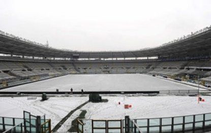 Serie B, neve su Torino. Ma Toro-Brescia si gioca