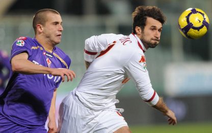 La Roma piega la Fiorentina e si porta a -8 dall'Inter